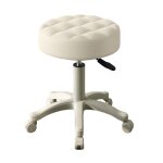 Tabouret roulant r�glable de hauteur � 360� pivotant publanc30x30x53cm
