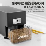 Taille - crayon Électrique - acropaq - s102 - Ø 6 - 12mm - moteur puissant - lame en acier Taille - crayon Électrique - acropaq - s102 - Ø 6 - 12mm - moteur puissant - lame en acier