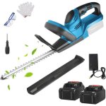 Taille haie batterie 21v taille haie 2 batteries et chargeur taille - haies sans - fil 800w longueur ...