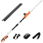 Taille - haie Électrique - duoku - perche extensible - 20 v - lame 510 mm - 5 angles réglables Taille - haie Électrique - duoku - perche extensible - 20 v - lame 510 mm - 5 angles réglables