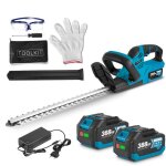 Taille - haie électrique sans fil lame 55cm - yofidra - 2x 1. 5ah batteries Taille - haie électrique sans fil lame 55cm - yofidra - 2x 1. 5ah batteries