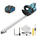 Taille - haies sans fil - 21v - taille haie electrique double lame 48cm robuste et l�ger pour haies et ...