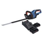 Taille - haies sans fil - bosch - ghe 18v - 60 - moteur brushless - 60 cm - 2x batterie procore 40 ah ...