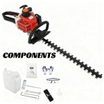 Taille - haies thermique semi - professionne - fianao - 7500 tr / min - 740w - moteur 2t 26cc - lame ...