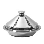 Tajine en acier inoxydable 24cm compatible tous feux (induction) et four