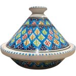Tajine bakir coloré bleu turquoise fait main tunisien ? tajine traditionnel pour cuisson au four ? céramique ... Tajine bakir coloré bleu turquoise fait main tunisien ? tajine traditionnel pour cuisson au four ? céramique ...