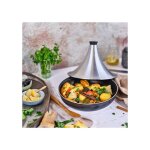Tajine � induction en aluminium 29 cm ? 5 � 6 personnes