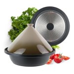 Tajine induction tous feux diamètre 30 cm - revêtement antiadhésif - couvercle céramique ? fonte d?aluminium ... Tajine induction tous feux diamètre 30 cm - revêtement antiadhésif - couvercle céramique ? fonte d?aluminium ...