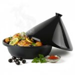 Tajine induction tous feux diamètre 30 cm - revêtement antiadhésif - couvercle céramique ? fonte d?aluminium ... Tajine induction tous feux diamètre 30 cm - revêtement antiadhésif - couvercle céramique ? fonte d?aluminium ...