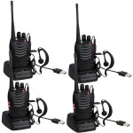 Talkies - walkies 4 unit�s 16 canaux fonction lampe torche adapt�s � une utilisation en ext�rieur couleur ...
