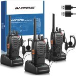 Talkie - walkie talkies professionnels talkies - walkies 3 - pack longue port�e noir rechargeable