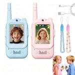 Talkie - walkie vid�o pour enfants avec cam�ra et �cran rechargeable communication longue port�e chargement ...