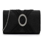 Tamaris pochette noir pour femme - amalia brooch clutch 291353 Tamaris pochette noir pour femme - amalia brooch clutch 291353