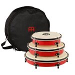 Tambourin - pandeiro - kanjira - bendir - bodhran meinl - plset - set tambourins 20 / 25 / 30 cm (import ...