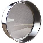 Tamis  farine en acier inoxydable tamis  mailles fines 40 mesh de qualit alimentaire 15 * 4. 5 cm