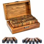 Tampons alphabet en bois et caoutchouc 70 pices jeu destampes petits outils de bricolage timbre situs ...