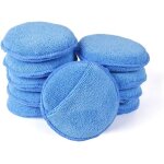 Tampons applicateurs de cire en microfibre ultra - doux autocare avec ponge en mousse pour applicateur ...