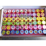 Tampons - kruzzel - 60 tampons - 25mm de diam�tre - mixte - � partir de 3 ans