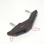 Tampon pare carter gauche top block pour moto suzuki 1000 gsx - s 2015  2021