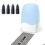 Tampon rouleau confidentiel anti - usurpation identit� 4 recharges d?encre incluses label