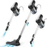 Tanbaby aspirateur balai filaire 3 en 1 puissant et silencieux 600w 15kpa avec filtre hepa lger portable ...