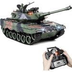 Tank t�l�command� tank telecommande leopard ii 118 - char militaire rc r�aliste avec fum�e et sons