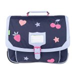 Cartable scolaire - tanns - cartable fille 38cm juliette - cp ce1 ce2 - bleu