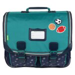 Cartable scolaire - tanns - alexandre - 41cm - vert - gar�on - primaire