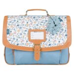 Cartable - tanns - candice - 38cm - bleu - fille - bouteilles recycles