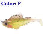 Tapez f - 12g 65mm - leurres de pche en silicone dark sleeper jig wobblers appts souples pour brochet ...