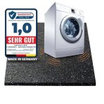 Tapis anti - vibration en caoutchouc recycl� pour machine � laver ? 20 mm d�paisseur dimensions : 125 ...