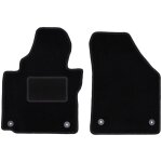 Tapis avant noirs pour : volkswagen touran i monospace (2004 - 2010)