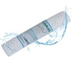 Tapis de baignoire azure 43 x 91 cm blanc