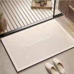 Tapis de bain � s�chage rapide absorbant pour baignoire et douche en pierre de diatomite moderne pour ...