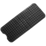 Tapis de bain antiderapant pour baignoire et douche ventouses 100 x 40cm noir noir noir anti - derapant ...