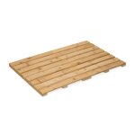 Tapis de bain en bambou - relaxdays - 10048736 - antidérapant - pliable - design naturel Tapis de bain en bambou - relaxdays - 10048736 - antidérapant - pliable - design naturel
