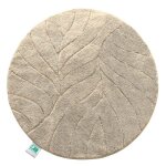 Tapis de bain maris tapis de bain rond ivory 120 cm de diamtre