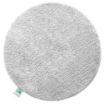 Tapis de bain sky rond blanc 95 cm de diam�tre