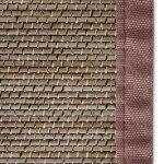 Tapis en bambou panda enroulable marron 150 x 200 cm