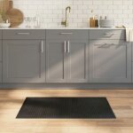 Tapis bambou rectangulaire noir 60 x 100 cm antid�rapant - vidaxl