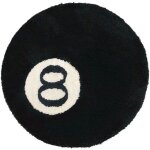 Tapis de billard imitation 8 boules coussin de chaise rond capitonné doux tapis de décoration en tapis ... Tapis de billard imitation 8 boules coussin de chaise rond capitonné doux tapis de décoration en tapis ...