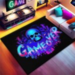 Tapis chambre ado gamer 3d tapis sol gaming deco chambre garcon enfant tapis salon moderne 100 x 120 ...
