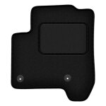 Tapis conducteur noir pour : citro�n c3 picasso minivan (2008 - 2017)