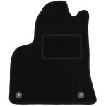 Tapis conducteur noir pour monospace peugeot 3008 i (2009 - 2016)