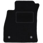 Tapis conducteur noir pour : nissan juke f15 crossover (2010 - 2017)