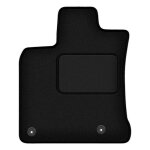 Tapis conducteur noir pour : nissan qashqai + 2 crossover (2007 - 2013)