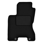 Tapis conducteur noir pour�: nissan x - trail ii t31 suv (2007 - 2014)