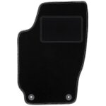Tapis conducteur noir pour�: skoda fabia i � hayon berline break (1999 - 2007)