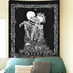 Tapis en coton tenture murale tissu mural décoratif couvre - lit Tapis en coton tenture murale tissu mural décoratif couvre - lit
