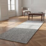 Tapis couloir tessaro style et confort � chaque espace de vie gris 80 x 200 cm